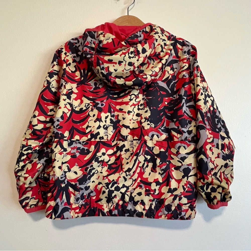 LAST CHANCE Columbia Girl’s Reversible Hooded Pink Floral Jacket Size XXS | 4/5 - Picture 3 of 10